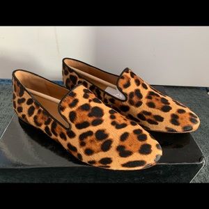 J. Crew Leopard Print Loafers